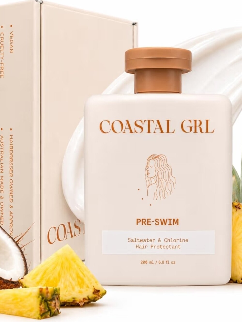 Coastal Girl Pre-Swim Hair Protector — Cream